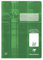 Clairefontaine 331020C - Heft ideal für die Schule, DIN A4, 16 Blatt, 90g, Lineatur 20 blanko, Grün, 1 Stück