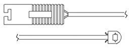 Delphi LZ0119 Brake Wear Indicators