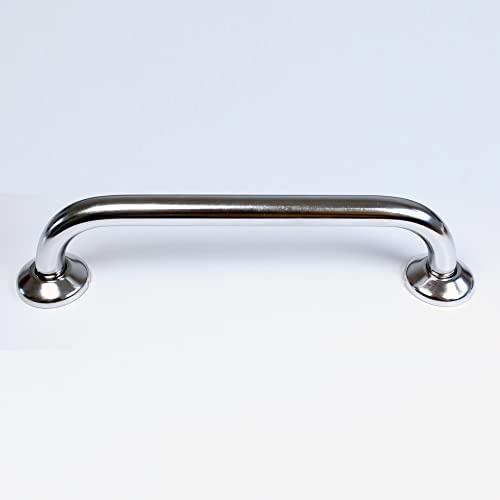 Tropik Home 8 Disabled Grab Bar/Rail, Mobility Aid Handle Support with Concealed Fixings 20cm (Chrome)