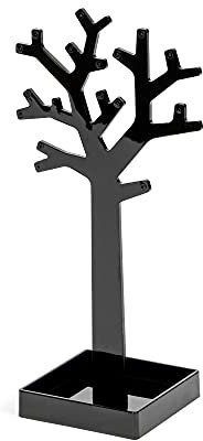 Compactor Bijoux Organizer Ad Albero, Nero, 14,8 x 9,9 x 30 cm, Plastica, RAN6046