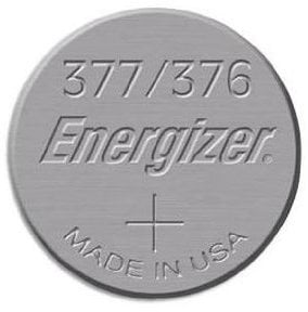 ENERGIZER Lot de 6 Blisters de 1 Pile Oxyde d'Argent pour montre 377/376 SR66 SR626SW