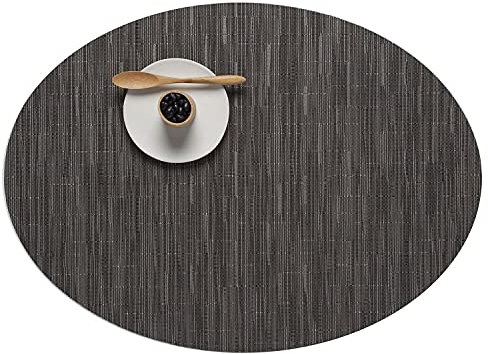 Chilewich Tischset Bamboo Oval Grey Flannel