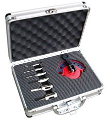 Coffret trépans diamant à eau D.6-8-10-12-19-22 mm + Guide - 11101420 - Sidamo