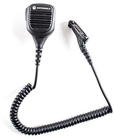 Motorola PMMN4050A Large Remote Speaker Microphone with Noise-Cancelling Feature (Black)