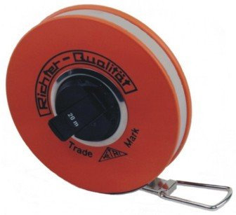 Bandmaß aus Stahlband, weiß lackiert, (30 Meter)