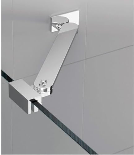 Novellini - Barre de renfort d'angle 45 cm chrome - R80LOU450-K
