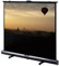 DELUXX Advanced Portable Self-Stand tragbare mobile Stativ-Leinwand - Scherengelenk - Heimkino Business - Mattweiß Polaro - 16:9-186x104,5 cm 84''