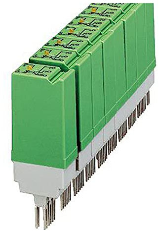 PHOENIX CONTACT ST-OE3-24DC/48DC/100 Steckbares Eingabe-Solid-State-Relais mit Leuchtanzeige und Schutzbeschaltung, 24 V DC Eingang, 8 - 48 V DC/max. 100 mA Ausgang, 10 Stück