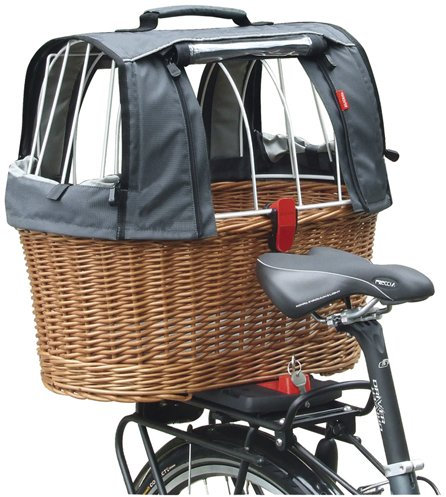 KLICKfix Weidenkorb Doggy Basket inkl. Wetterschutz