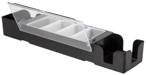 Beaumont - D871 Gewürz- und Serviettenspender, multifunktional, für Tisch, Küche, schwarz