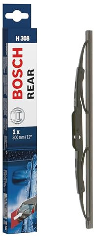 Bosch Scheibenwischer Rear H308, Länge: 300mm – Scheibenwischer für Heckscheibe