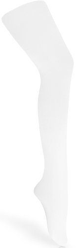 Merry Style Feinstrumpfhose Mädchen Kinder Strumpfhose Balletkleidung Mädchen Microfaser 60 DEN WLSS001 (Weiß, 92-98)