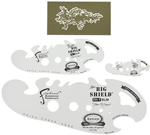 Artool - The Big Shield Special Edition Airbrush Schablone 200 525