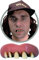Das Original Billy Bob Zähne rosa weiss