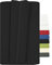 npluseins Laken ohne Gummizug - 100% Baumwolle - ca. 150 x 250 cm 701.887, schwarz