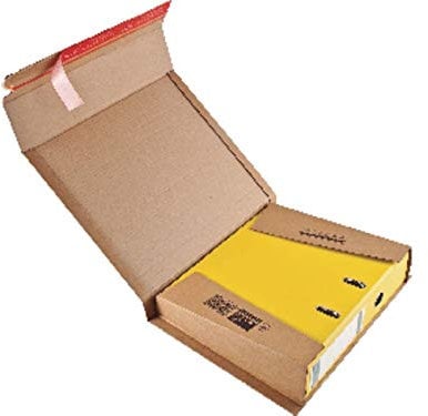 ColomPac 30000255 Ordnerversandverpackung, 320x290x35-80 mm, braun