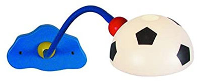 Niermann Standby 330 Wand-Leseleuchte Fußball, ca. 20 x 12 x 40 cm,1 x E14 - max.40 Watt, inklusiv Leuchtmittel, Schirm aus bruchsicherem Polycarbonat, mit felxiblen Arm, Made in Germany