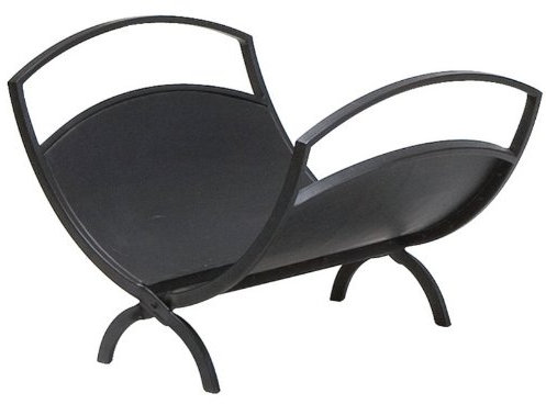 Panacea Basic - Papelera Plegable (Metal, 33,3 x 14 x 45,7 cm), Color Negro