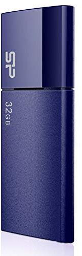 Silicon Power Blaze B05 - Memoria USB 3.0 de 32 GB, retráctil, Color Azul Marino