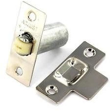 Satin Nickel - Adjustable Roller Ball Internal Door Spring Catch Lock Latch by ChoicefullBargain