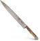 GÜDE Solingen - Schinkenmesser geschmiedet, 26 cm, Fasseichenholz, ALPHA FASSEICHE, Tranchiermesser, Doppelkropf, Handmade Germany