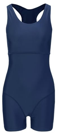 Slazenger Womens Boyleg Swimsuit Navy 3XL