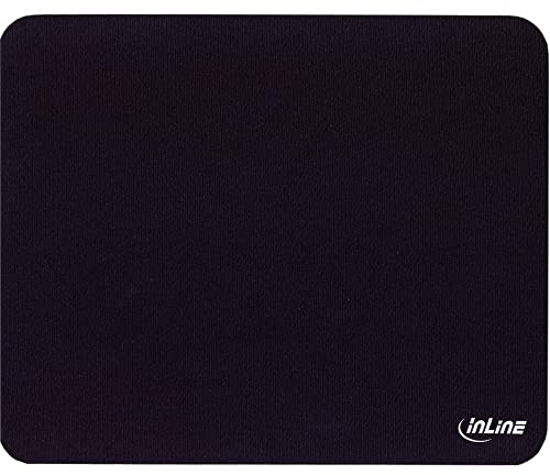 InLine 55450 Maus-Pad Recycled, schwarz, 230x190x2,5mm