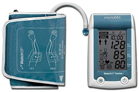 WatchBP HOME Blood Pressure Monitor, Blue/White