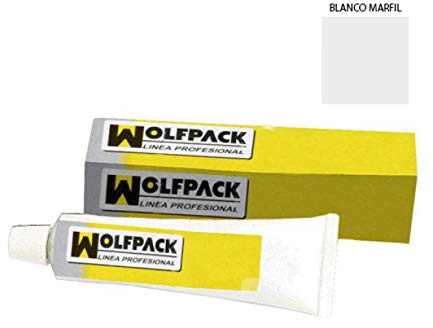 Wolfpack 14070001 Spachtelmasse repariert Holz 120 gr weiß elfenbein