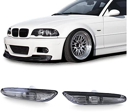 Seitenblinker Schwarz Smoke passend für BMW 3er E46 00-01 5er E60 E61 X3 E83