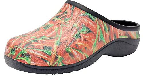Womens, Comfortable, Easy Slip-On Garden Clogs/Mules| Waterproof, Durable & Lightweight | Easy to Clean, Machine Washable, Versatile, Non Slip Shoes with Removable Insoles UK 4 / EU 37