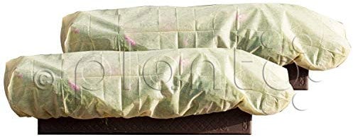 planto Bio Blumenkasten-Hauben, Frostschutz Hauben, Nie mehr zerstörte Blütenpracht im Blumenkasten!Schutz für Balkonpflanzen vor leichtem Frost, Schlagregen,Hagel oder starkem Wind.(1 Pack = 2 Stück)