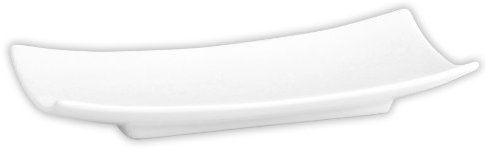 Quid World Food Asia Tokyo 7108043 Teller aus Porzellan, rechteckig, 7,4 x 5 cm, 12 Stück