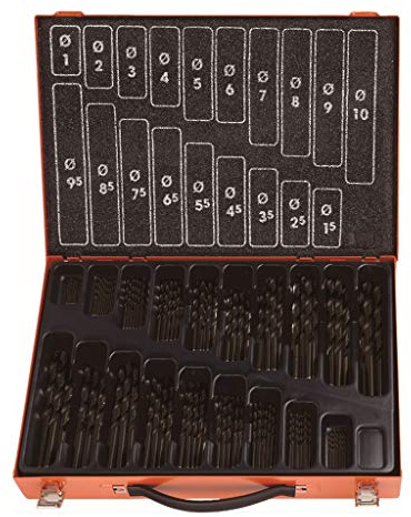 Projahn Bohrer-Magazin HSS-R 170-teilig Durchmesser 1-10 mm um 0,5 Eco 60600