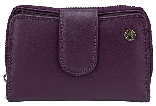 Greenburry Spongy Geldbörse Leder 8,5 cm