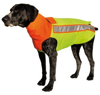 HUBERTUS Hunde Schutzweste mit Kevlar Gr. XXL, Orange, Polyester, XXL, Schutz gegen Schwarzwild Attacken