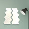 Super Cool Creations wellenförmiger Spiegel Paar – 60 cm x 25 cm (zusammen 60 cm x 50 cm)