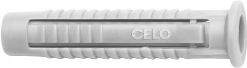 Celo Universaldübel 10x50 FX - Dübel für ein breites Anwendungsspektrum mit 4-fach Spreizung, Nylon grau - 50 Stück