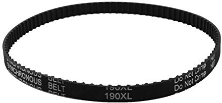 sourcing map XL-190 19 9,5 mm Breite Gummi schwarz Synchronous Zahnriemen