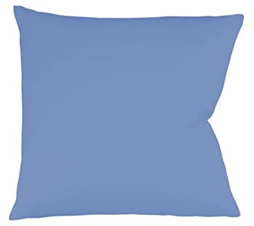 fleuresse Uni Colours, Satin, Mittelblau, 50 x 50