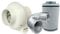 4 in Line Fan Carbon Filter Duct Kit Hydroponic Grow Room Tent Ventilation Plug