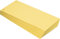 BüroLine Trennstreifen gelb 10,5x24cm, 190g/qm Karton, gelocht