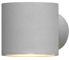 Konstsmide Modena 7342 Wandleuchte (B: 13,5cm T: 10cm H: 9cm, 1x25W, IP44) grau