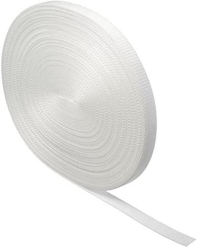 Schellenberg 11442 Cintino per tapparelle avvolgibili 23 mm x 50 m - sistema Maxi, cinghia tapparella bianco