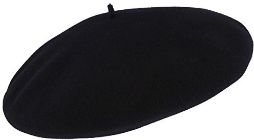 Laulhère Original Französische Baskenmütze | Barett | Made IN France - aus 100% Merino-Wolle (58, Blau)