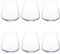 Set di 6 bicchieri/Bicchieri basso Sandra 290 ml di Bohemia cristallo