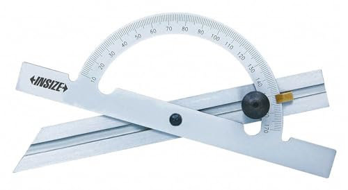 INSIZE 4797-200 Winkelmesser, 200 mm x 400 mm, 10-170 Grad