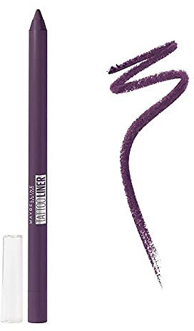 Maybelline New York Eyeliner Master Drama Khôl Liner Chromatics Lila/Cremiger und präziser Konturenstift in Violett, langanhaltend, 1 x 1,1 g