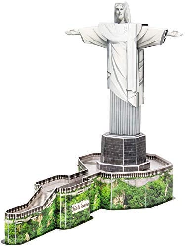 3D Puzzle Christ the Redeemer Jesus Statue Cubic Fun Christusstatue Statue Christus Brasilien Rio the Janeiro