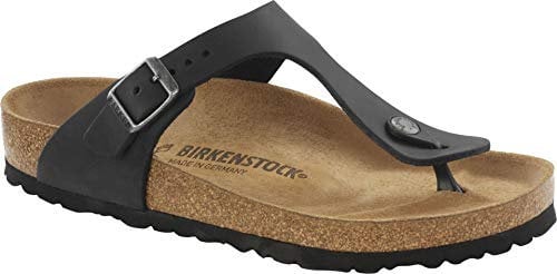 BIRKENSTOCK Unisex Gizeh Flip-Flops, Schwarz, 36 EU